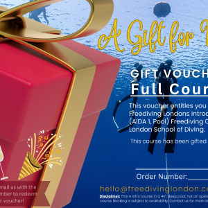 Gift a Intro Freediving Course!